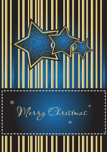 クリスマスの星の背景 — ストックベクタ
