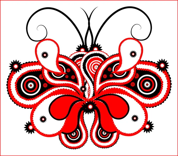 Elegancia mariposa — Archivo Imágenes Vectoriales