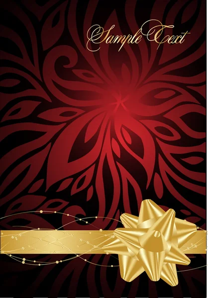 Noël rouge célébrer fond — Image vectorielle