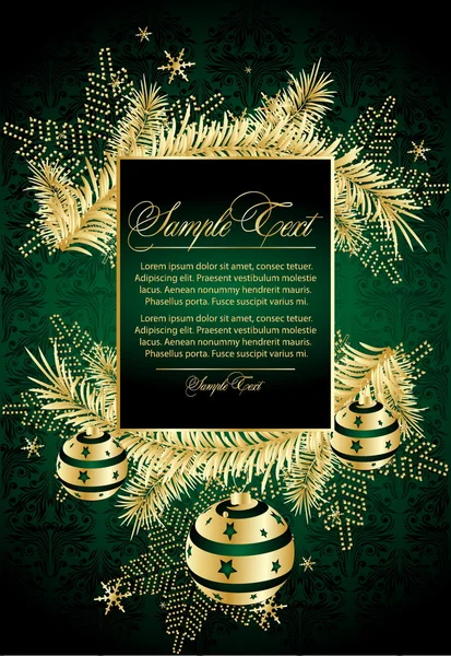 Χριστούγεννα ευχετήρια κάρτα — Διανυσματικό Αρχείο