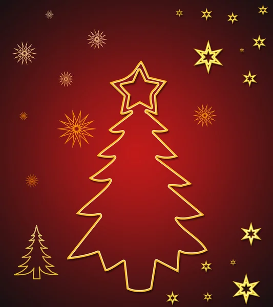 Gyönyörű háttér karácsonyi (új év) kártya . — Stock Fotó