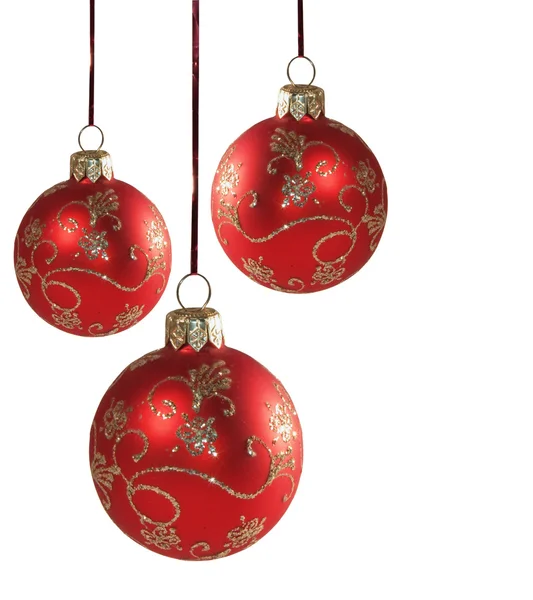 Christmas ball toy isolated on the background — Stock Photo, Image
