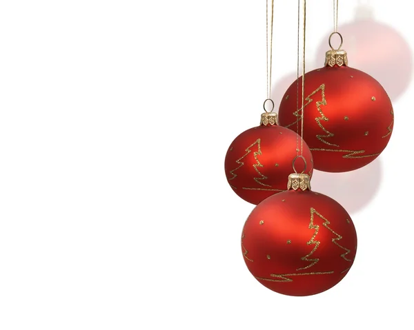 Christmas ball toys isolated on the background — Stock Photo, Image