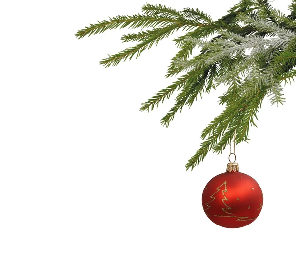 Jul dekoration isolerad på den vita bakgrunden — Stockfoto