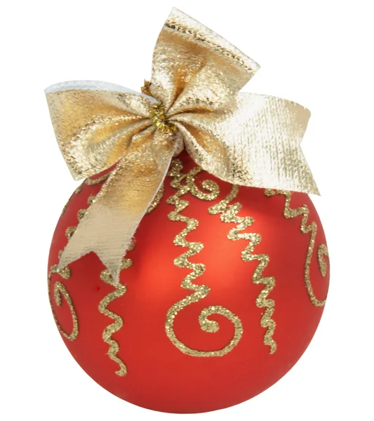 Christmas ball toy isolated on the background — Stock Photo, Image