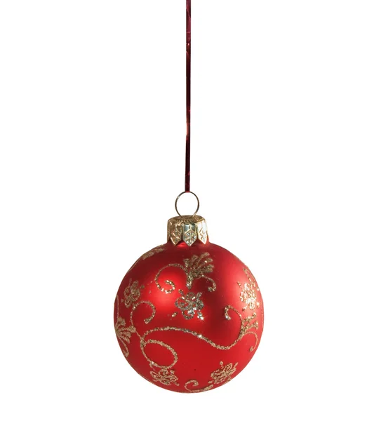 背景に分離されたボールのクリスマスのおもちゃ — ストック写真