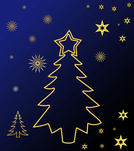 Schöne Hintergrund Weihnachten (neues Jahr) Karte . — Stockfoto
