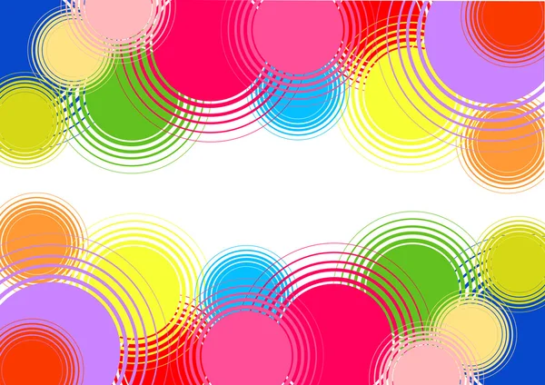 stock vector Abstract background, vector colorful rings