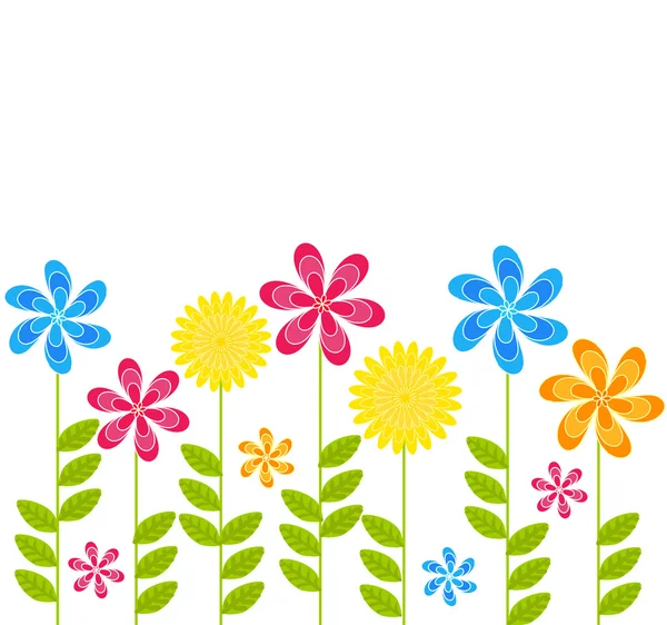 Flores de primavera — Vector de stock