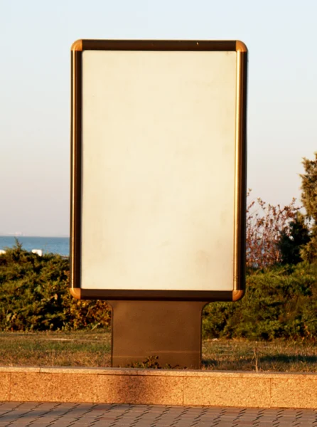 stock image Vertical blank billboard