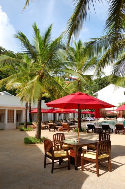 lüks hotel, phuket, Tayland, Açık Restoran