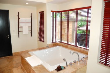 modern banyo iç lüks villa, phuket, Tayland