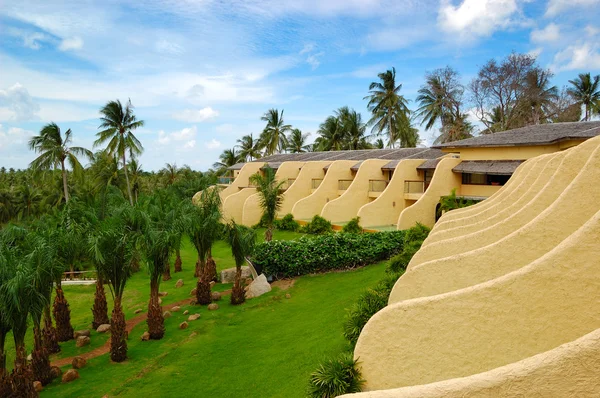 Villas modernes avec piscine à l'hôtel de luxe, Phuket, Thail — Photo