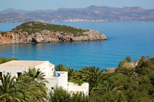 Luxury villa at modern resort, Crete, Greece — Stock Photo, Image