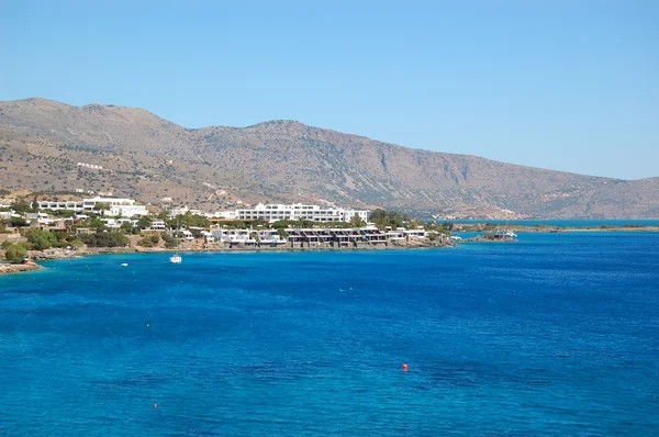 Strand des Luxushotels, Kreta, Griechenland — Stockfoto