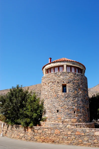 Traditional Greek architecture at Crete island, Greece — Stock Photo, Image