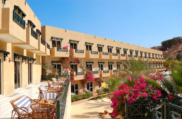 Rekreační oblast oblíbený hotel, sharm el sheikh, egypt — Stock fotografie