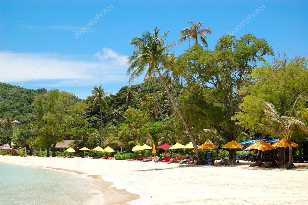 Beach at the Phi Phi island, Thailand
