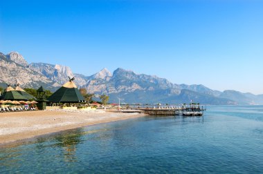 Akdeniz, antalya, Türkiye'de lüks otel Plajı