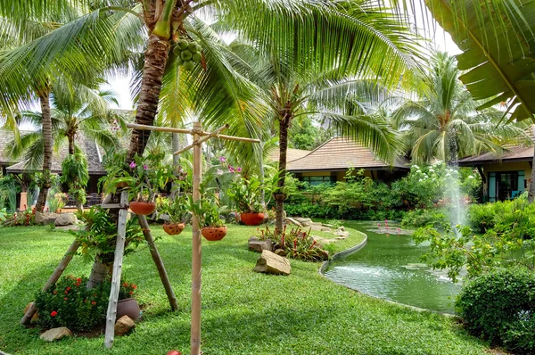 Zone Loisirs Dans Les Villas Luxe Île Samui Thaïlande — Photo