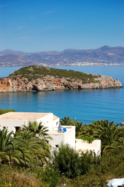 Luxusní vila v moderní resort, Kréta, Řecko — Stock fotografie