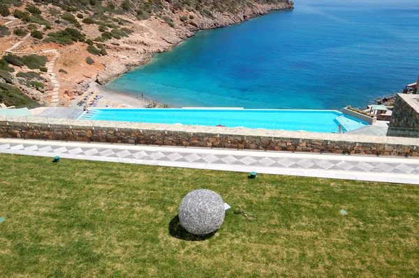 Decoratie van de luxe hotel, Kreta, Griekenland — Stockfoto