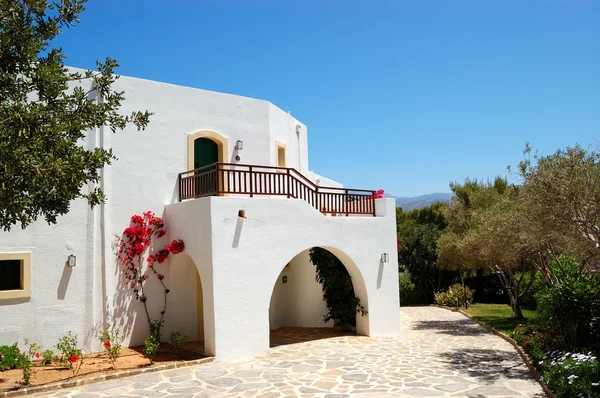 Villaen på luksushotellet på Kreta i Hellas. – stockfoto