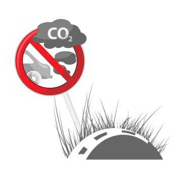 Sign. Environmental protection A clipart