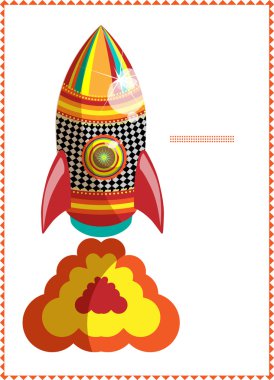 Moroccan rocket A clipart
