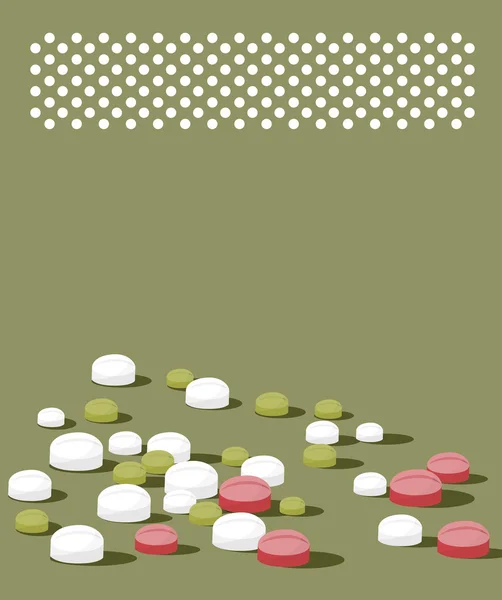Plakat tabletki — Wektor stockowy