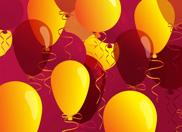 Festliche Luftballons — Stockvektor