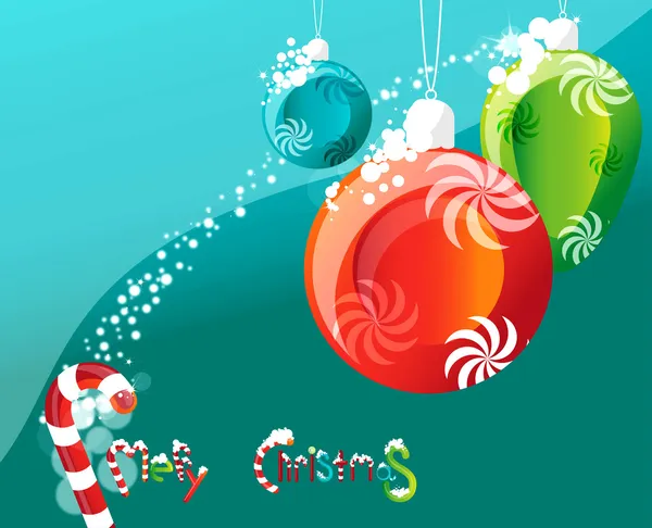 Zabawka Zabawki Smyczki Rogu Logo Napis Wesołych Świąt — Wektor stockowy