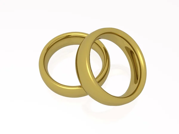 stock image Two rings