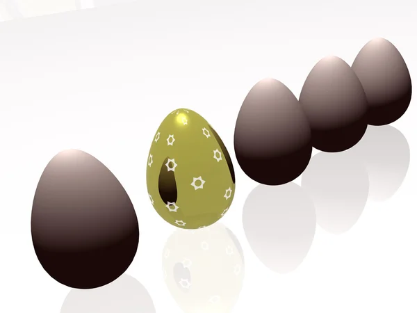 Differerent eggs — Stock Photo, Image
