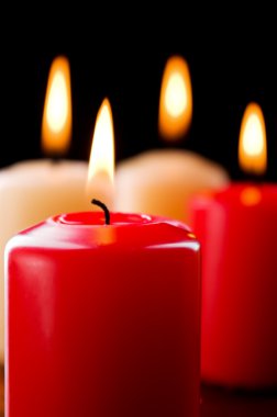 Closeup candle clipart