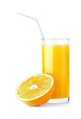 Orange juice clipart