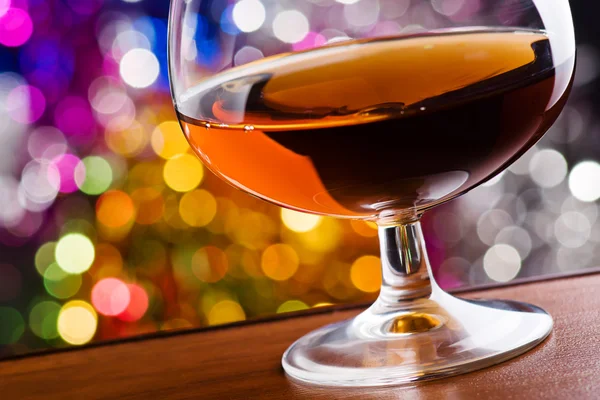Cognac in een glas — Stockfoto