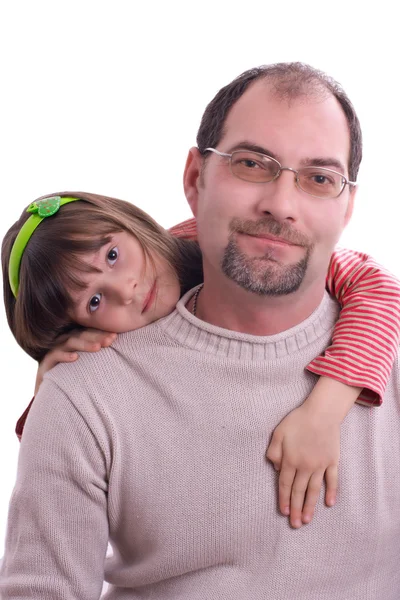 Portrait Father Daughter — Stock Photo, Image
