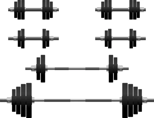 Set of weights. second variant — Stock Vector