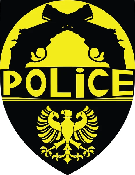 Police badge — Stock Vector