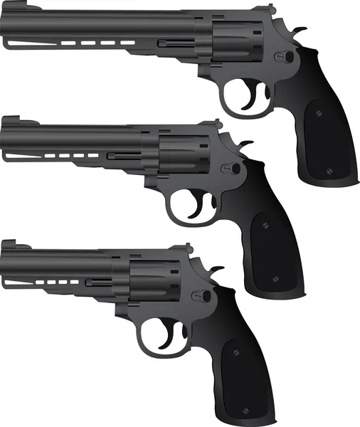 Set Pistole Illustrazione Vettoriale — Vettoriale Stock