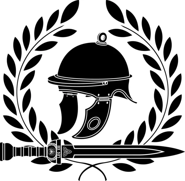 ローマのヘルメット — ストックベクタ