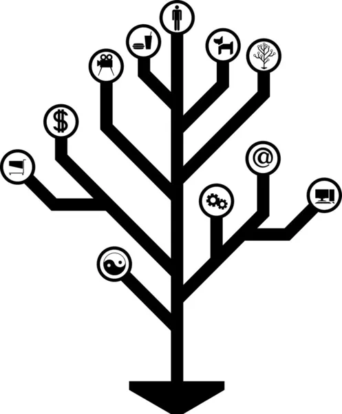 Livets träd — Stock vektor