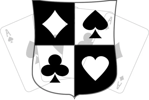 playing card club stencil
