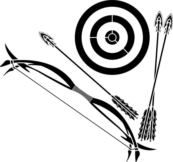 弓和目标 — 图库矢量图片