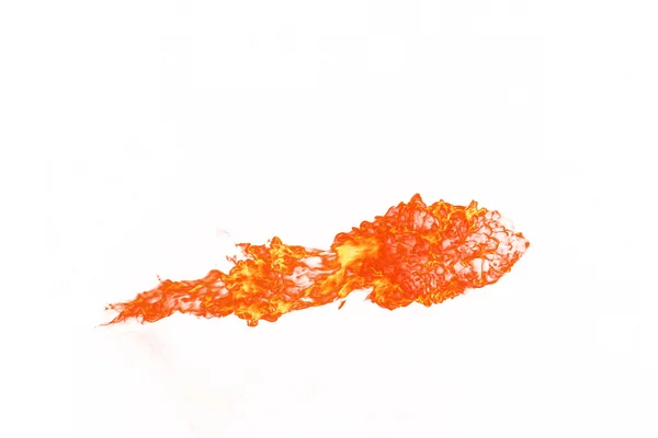 Fireball isolated on white background — Stock Photo, Image