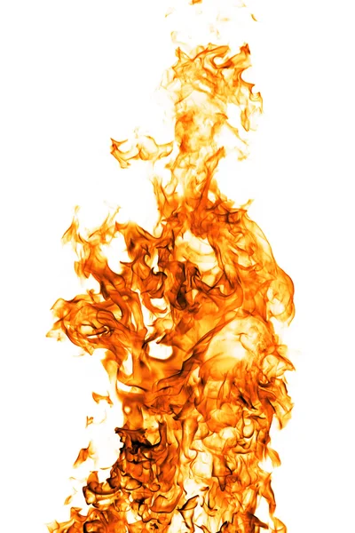 Siyah arkaplanda ateş — Stok fotoğraf