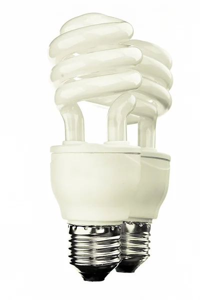 Electric bulb with reflection — Stock Photo, Image