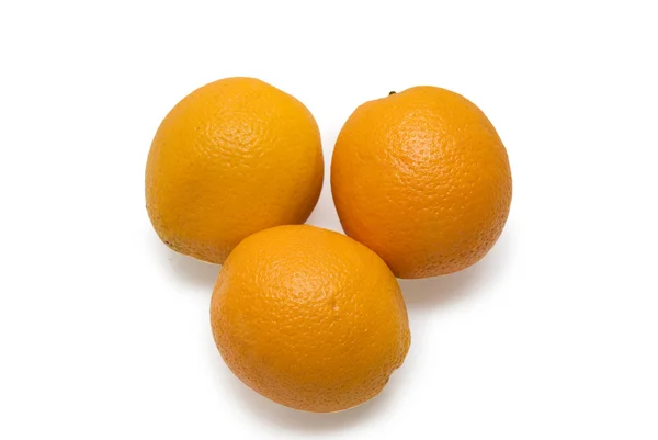 Naranja aislado sobre el fondo blanco —  Fotos de Stock