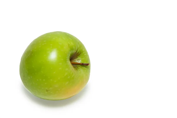 Green apple isolated on the white background — Stock Photo, Image
